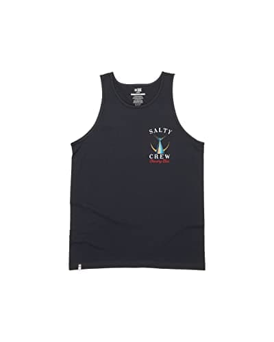 Salty Crew Men's Tailed Tank + Summer Men's Tailed Swim Tank + Versatile Tailed Swimwear for Men + Quick-Dry Material + — Navy
