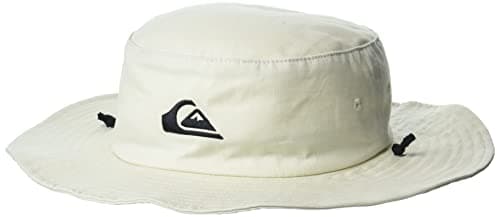Quiksilver Men's Sun Protection Floppy Visor Bucket Hat for Outdoor Activities Wide Brim UV Protectionuppy Hat Size: S-M — Oyster Gray