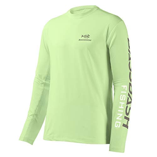 UV Protection Fishing T-Shirts for Men Global Recycled Standard UPF 50+
| Men's Long Sleeve Fishing T-Shirt UV Protecti — Apple Green/Dark Grey Logo