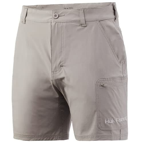 HUK Men's Next Level Quick-Drying Performance Fishing Shorts for Outdoor Adventure
| HUK Men's Next Level Quick-Drying — Grey - 7"