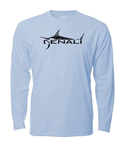 Denali Performance Apparel Men's Marlin Logo Tournament Teaser UPF 50+ UV Protection Long Sleeve T-Shirt
| Denali Men's — Bliss Blue