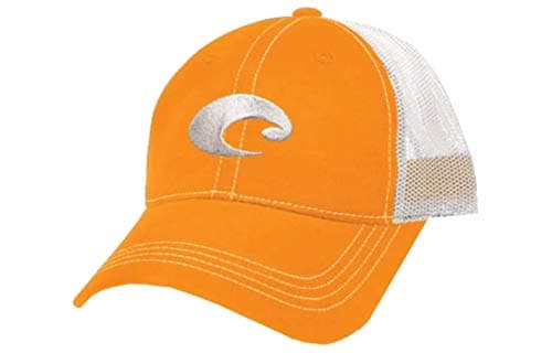 Costa Del Mar Mesh Hat for Men during Summer Sun Protection
| Costa Del Mar Mesh Hat with UV Protection Ideal for Outdo — Orange/White