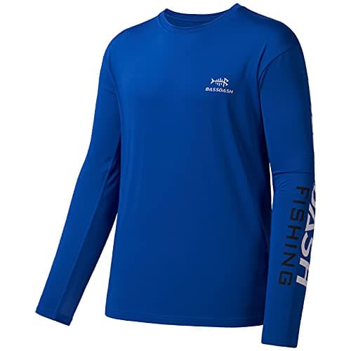 UV Protection Fishing T-Shirts for Men Global Recycled Standard UPF 50+
| Men's Long Sleeve Fishing T-Shirt UV Protecti — Royal Blue/White Logo