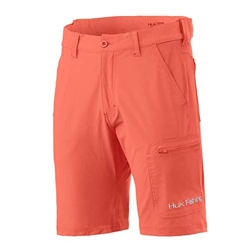 HUK Men's Next Level Quick-Drying Performance Fishing Shorts for Outdoor Adventure
| HUK Men's Next Level Quick-Drying — Fusion Coral - 10.5"