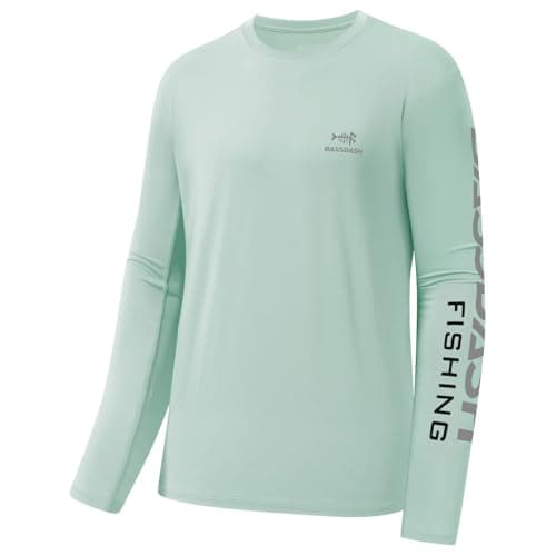 UV Protection Fishing T-Shirts for Men Global Recycled Standard UPF 50+
| Men's Long Sleeve Fishing T-Shirt UV Protecti — Pastel Teal/Grey Logo