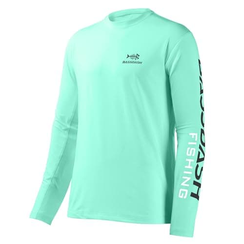 UV Protection Fishing T-Shirts for Men Global Recycled Standard UPF 50+
| Men's Long Sleeve Fishing T-Shirt UV Protecti — Opal Green/Dark Grey