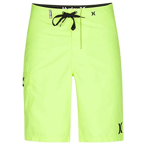 Hurley Men's One and Only 22-Inch Boardshorts Lightweight Breathable Surf Swim Shorts for Men Summer Beach Vacation — Ghost Green