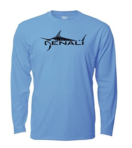 Denali Performance Apparel Men's Marlin Logo Tournament Teaser UPF 50+ UV Protection Long Sleeve T-Shirt
| Denali Men's — Delph Blue