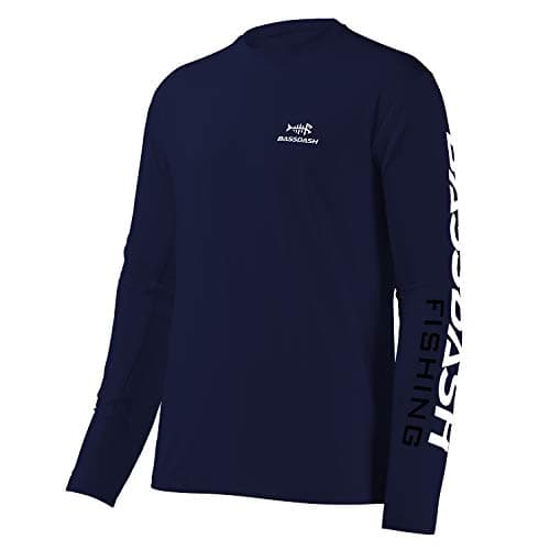 UV Protection Fishing T-Shirts for Men Global Recycled Standard UPF 50+
| Men's Long Sleeve Fishing T-Shirt UV Protecti — Dark Blue/White Logo
