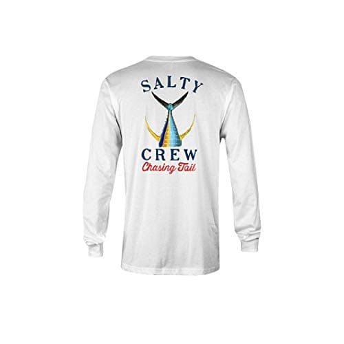 Salty Crew Tailed Long Sleeve Tee + Men's + Casual Wear + Comfortable Fit + Stretchy Fabric + Slim Fit + 100% Cotton + U
