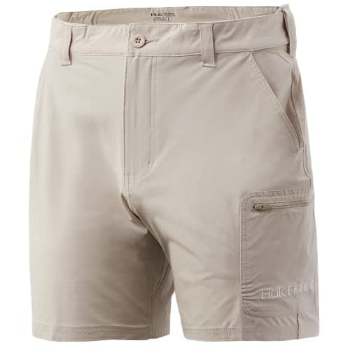 HUK Men's Next Level Quick-Drying Performance Fishing Shorts for Outdoor Adventure
| HUK Men's Next Level Quick-Drying — Bone - 7"