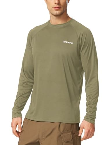 Baleaf Men's Sun Protection Shirts UV SPF UPF 50+ Long Sleeve for Fishing and Running
| Baleaf Men's Quick Dry Lightwei — 01-slate Green