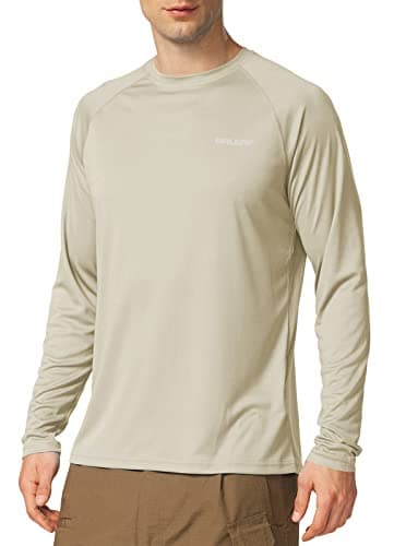 Baleaf Men's Sun Protection Shirts UV SPF UPF 50+ Long Sleeve for Fishing and Running
| Baleaf Men's Quick Dry Lightwei — 01-oatmeal