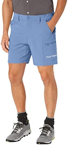 HUK Men's Next Level Quick-Drying Performance Fishing Shorts for Outdoor Adventure
| HUK Men's Next Level Quick-Drying — Carolina Blue - 10.5"