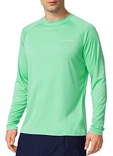 Baleaf Men's Sun Protection Shirts UV SPF UPF 50+ Long Sleeve for Fishing and Running
| Baleaf Men's Quick Dry Lightwei — 02-beach Glass