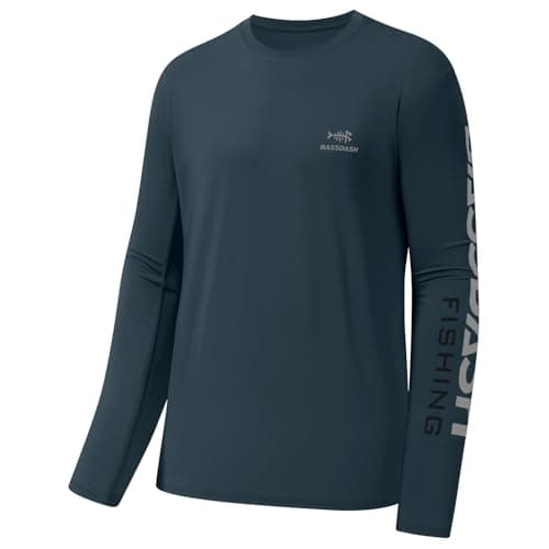 UV Protection Fishing T-Shirts for Men Global Recycled Standard UPF 50+
| Men's Long Sleeve Fishing T-Shirt UV Protecti — Stone Blue/Grey Logo