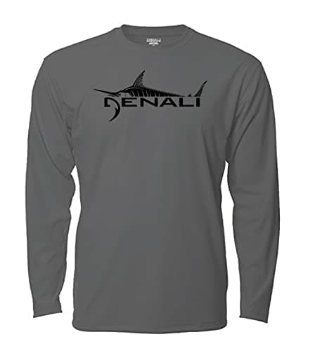 Denali Performance Apparel Men's Marlin Logo Tournament Teaser UPF 50+ UV Protection Long Sleeve T-Shirt
| Denali Men's — Smoke