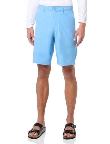 Salt Life Men's Comfortable Transition Hybrid Boardshorts for Water Sports and Beach Days in Black Size Medium  
Salt Li — Chambray