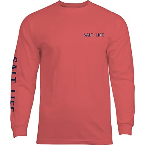 Salt Life Men's Comfortable All Waters Long Sleeve Tee for Outdoor Adventures