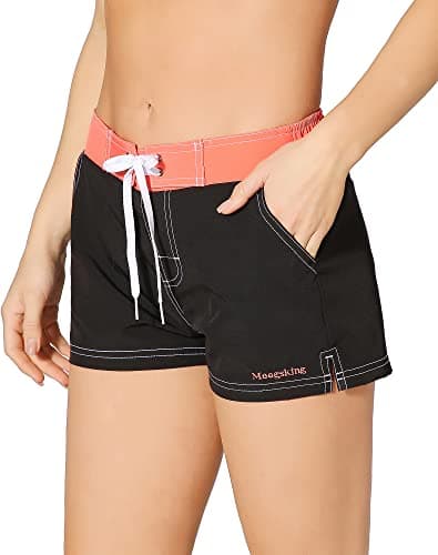 Meegsking Women Quick Dry Swimwear Trunks with Soft Inner Lining
| Meegsking Women Quick Dry Sports Board Shorts
| Meeg