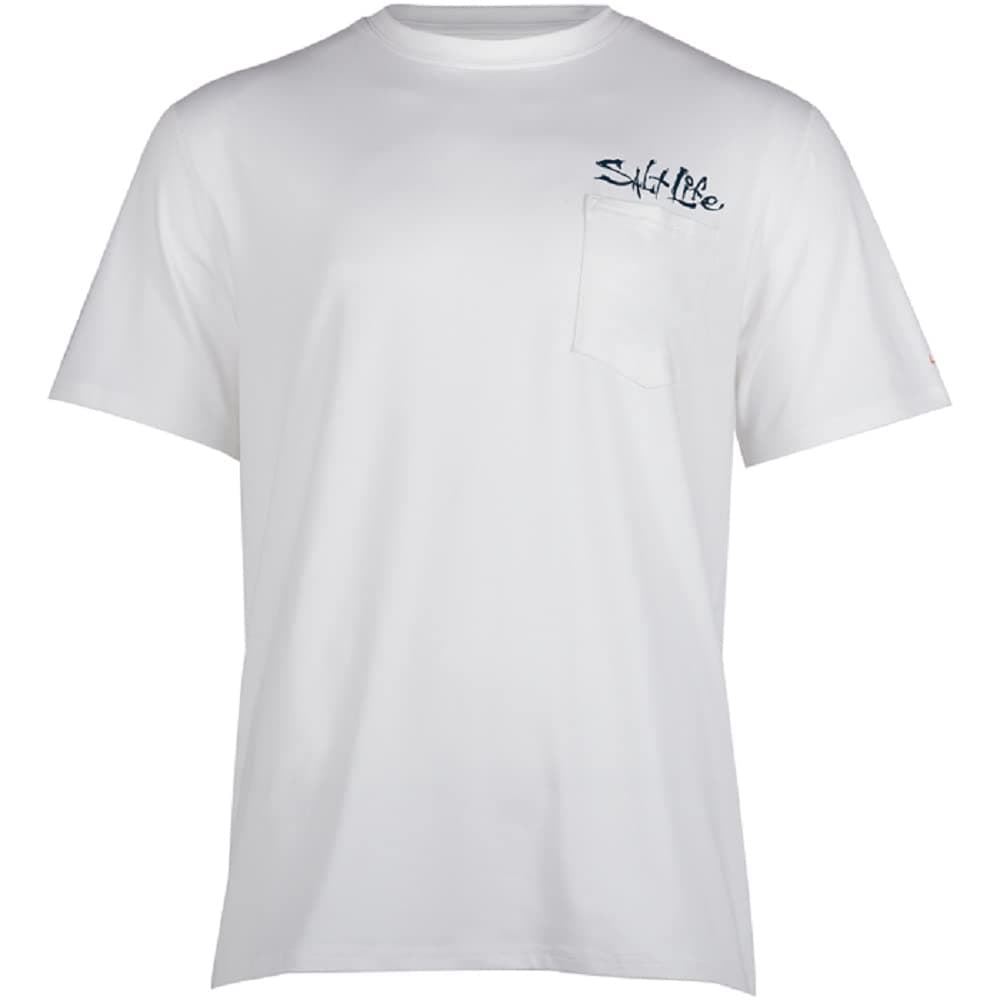 Salt Life Men's Marlin Fade Short Sleeve Performance Shirt for Active Men in Beach and Outdoor Adventures Lightweight Br