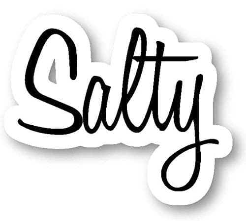 Trendsetter Collections Salty Window Truck Car Vinyl Bumper Sticker Decal - Unique Design for Car Enthusiasts
| Trendse