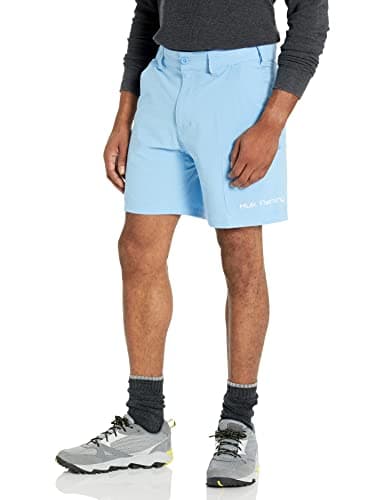 HUK Men's Next Level Quick-Drying Performance Fishing Shorts for Outdoor Adventure
| HUK Men's Next Level Quick-Drying — Carolina Blue - 7"