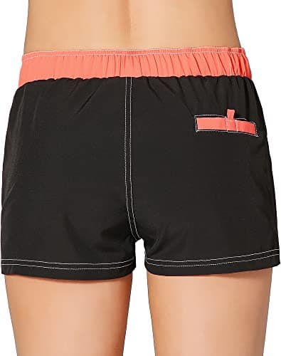 Meegsking Women Quick Dry Swimwear Trunks with Soft Inner Lining
| Meegsking Women Quick Dry Sports Board Shorts
| Meeg