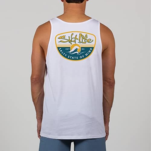 Salt Life Women's Morning Wave Tank + Summer Style + Beachgoers + Sun Protection + Lightweight Material + Various Colors