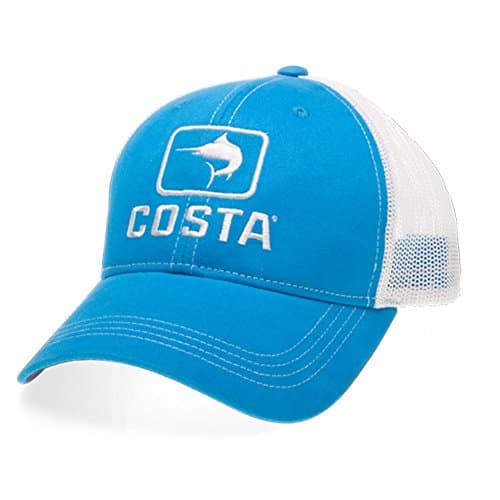 Costa Del Mar Unisex Adult Marlin Trucker Hat for Outdoor Activities UV Protection UPF 50+ Breathable Comfort Adjustable — Costa Blue