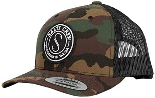 Salty Crew Men's Unisex Adjustable Retro Trucker Hat - Premium Cotton for Adults — Palomar Camo