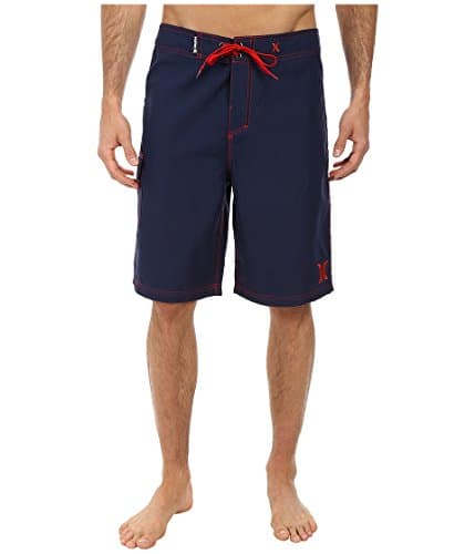Hurley Men's One and Only 22-Inch Boardshorts Lightweight Breathable Surf Swim Shorts for Men Summer Beach Vacation — Mid Navy H 1