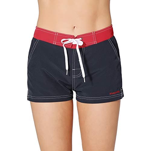 Meegsking Women Quick Dry Swimwear Trunks with Soft Inner Lining
| Meegsking Women Quick Dry Sports Board Shorts
| Meeg — Navy/Red