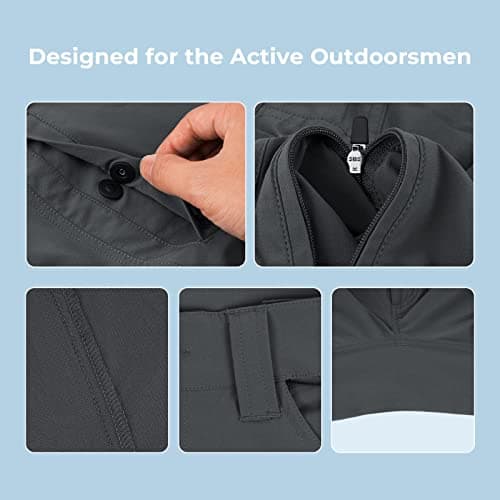 KastKing Men's Quick Dry Hiking Shorts UPF 50+ Comfortable 7 Pockets 10.5" Inseam  
KastKing Men's Quick Dry Fishing Sho