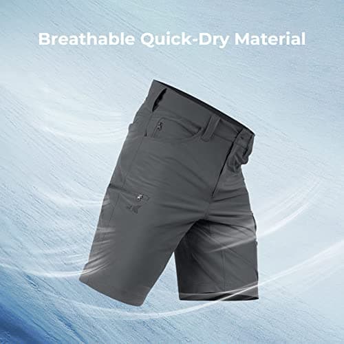 KastKing Men's Quick Dry Hiking Shorts UPF 50+ Comfortable 7 Pockets 10.5" Inseam  
KastKing Men's Quick Dry Fishing Sho