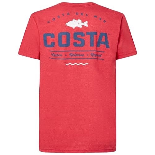 Costa Del Mar Topwater Sunglasses for Men and Women in T-Shirt Style — Red Heather