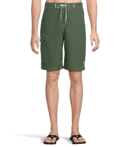Hurley Men's One and Only 22-Inch Boardshorts Lightweight Breathable Surf Swim Shorts for Men Summer Beach Vacation — Galactic Jade/Pistachio Frost
