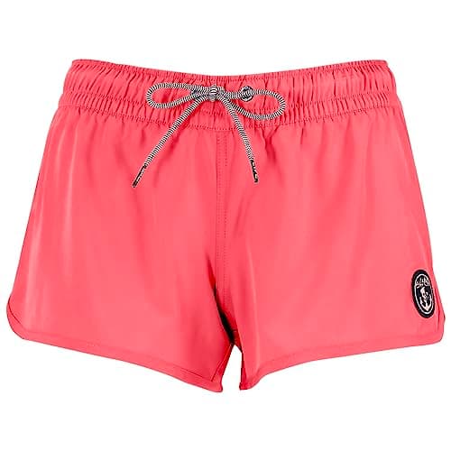 Salt Life Women's Good Daze Shorts Sun Protection High Waisted Swimensual Comfort — Pink Punch