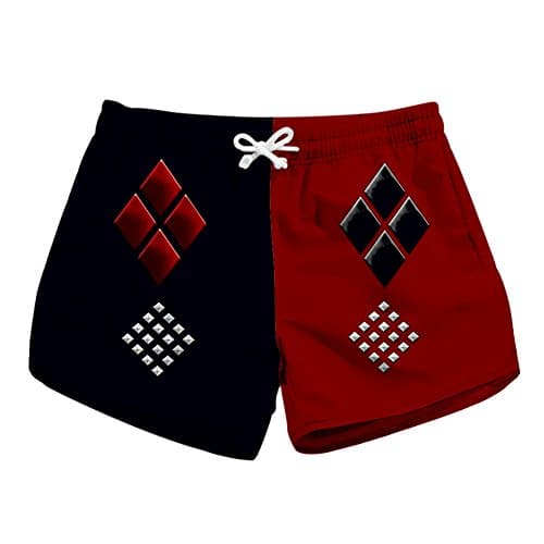 Honeystore Women's Casual Quick Dry Swim Trunks for Beach Goers
| Honeystore Women's Casual Print Boardshorts for Beach — Black Red 6031