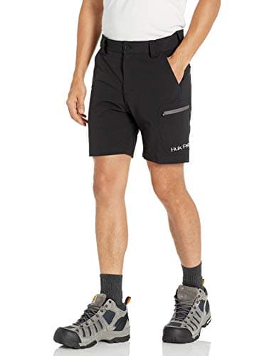 HUK Men's Next Level Quick-Drying Performance Fishing Shorts for Outdoor Adventure
| HUK Men's Next Level Quick-Drying — Black - 7"