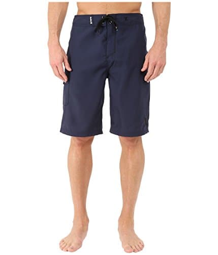 Hurley Men's One and Only 22-Inch Boardshorts Lightweight Breathable Surf Swim Shorts for Men Summer Beach Vacation — Obsidian