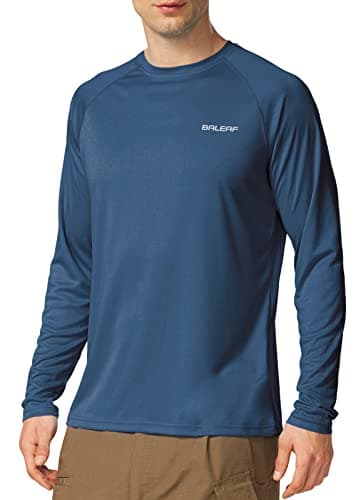 Baleaf Men's Sun Protection Shirts UV SPF UPF 50+ Long Sleeve for Fishing and Running
| Baleaf Men's Quick Dry Lightwei — 01-bluish Violet