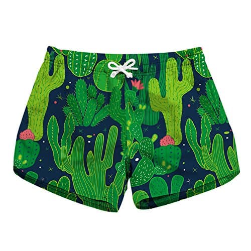 Honeystore Women's Casual Quick Dry Swim Trunks for Beach Goers
| Honeystore Women's Casual Print Boardshorts for Beach — Green 6049
