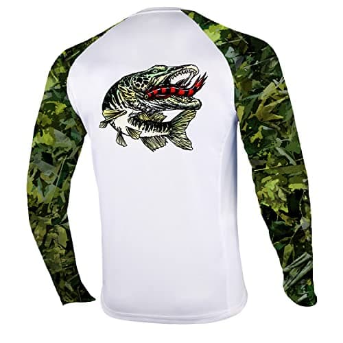 Palmyth Men's Long Sleeve Fishing Shirt Sun Protection UV UPF 50+ T-Shirt
| Palmyth Men's Long Sleeve Sun Protection UV — Crazy Musky