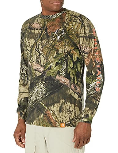 Legendary Whitetails Men's Non-Typical Long Sleeve T-Shirt for Outdoor Adventure Featuring Camouflage Print in Medium Si — Mossy Oak Country