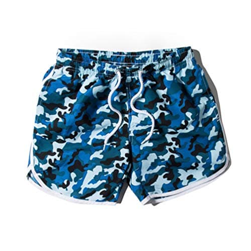 Honeystore Women's Casual Quick Dry Swim Trunks for Beach Goers
| Honeystore Women's Casual Print Boardshorts for Beach — Blue 01