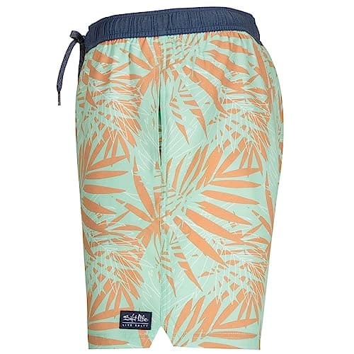 Salt Life Men's Jungle Vibes Volley Shorts - Comfortable and Stylish Swimwear for Men at the Beach