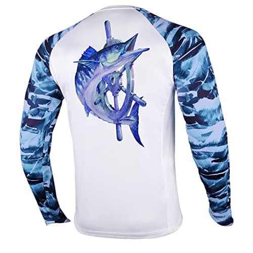 Palmyth Men's Long Sleeve Fishing Shirt Sun Protection UV UPF 50+ T-Shirt
| Palmyth Men's Long Sleeve Sun Protection UV — Wahoo and Rudder
