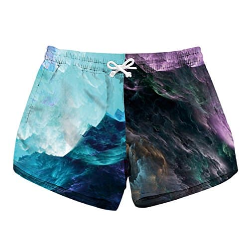 Honeystore Women's Casual Quick Dry Swim Trunks for Beach Goers
| Honeystore Women's Casual Print Boardshorts for Beach — Blue 6011