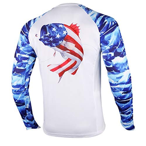 Palmyth Men's Long Sleeve Fishing Shirt Sun Protection UV UPF 50+ T-Shirt
| Palmyth Men's Long Sleeve Sun Protection UV